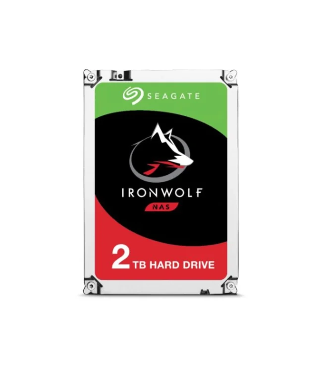 Seagate NAS Ironwolf 2TB HDD 5400RPM 256MB 3.5” Hard Disk (ST2000VN003)