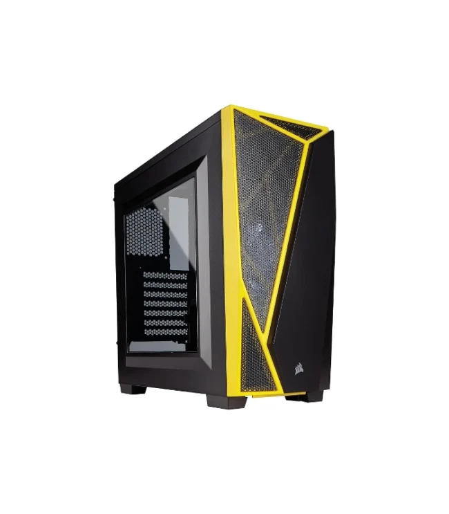 CORSAIR SPEC-04 CARBIDE SERIES MID-TOWER GAMING CASING (CC-9011108) BLACK/ YELLOW