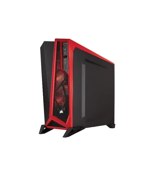 CORSAIR SPEC-ALPHA CARBIDE SERIES MID-TOWER GAMING CASING (CC-9011085-WW) (BLACK&RED)