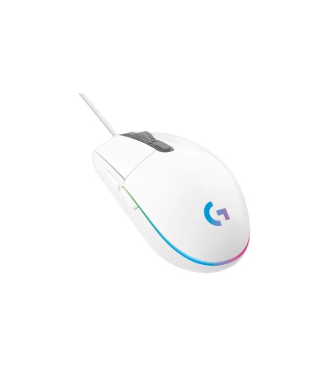 LOGITECH G102 LIGHTSYNC GAMING MOUSE (WHITE) (910-005803)