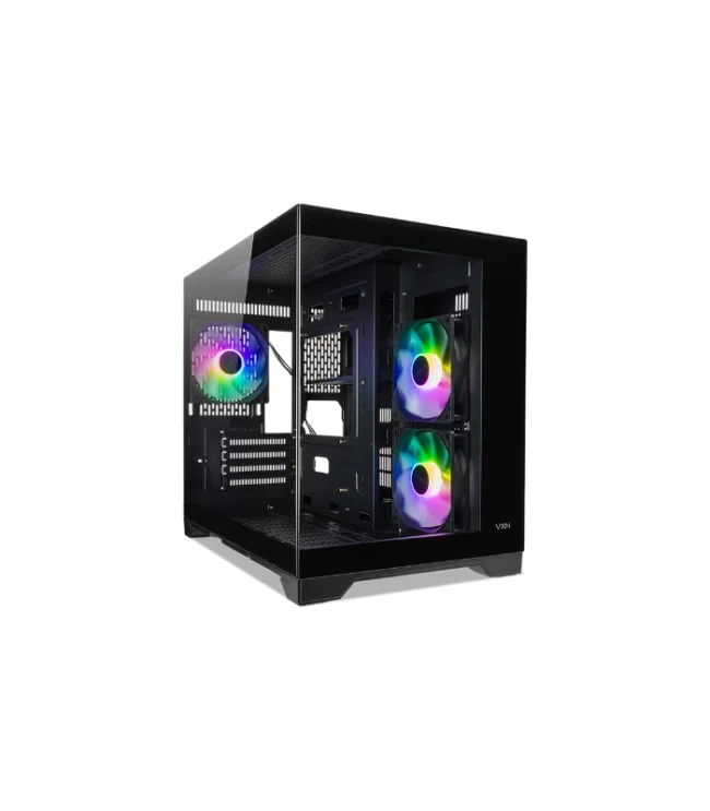 TECWARE VXN EVO DUAL CHAMBER ARGB MATX CASING - BLACK (TWCA-VXNEV-BKAR)