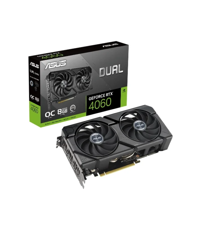 ASUS DUAL RTX4060-O8G-EVO OC EDITION 8GB GDDR6 DISPLAY CARD